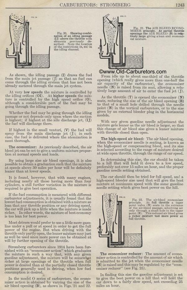 Carburetor Manuals: Stromberg